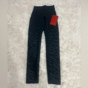 Lululemon Athletica Black Camouflage Leggings